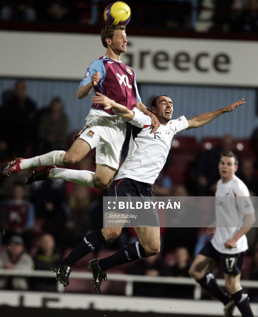   Jonathan Spector, West Ham och Gavin McCann,  Bolton.