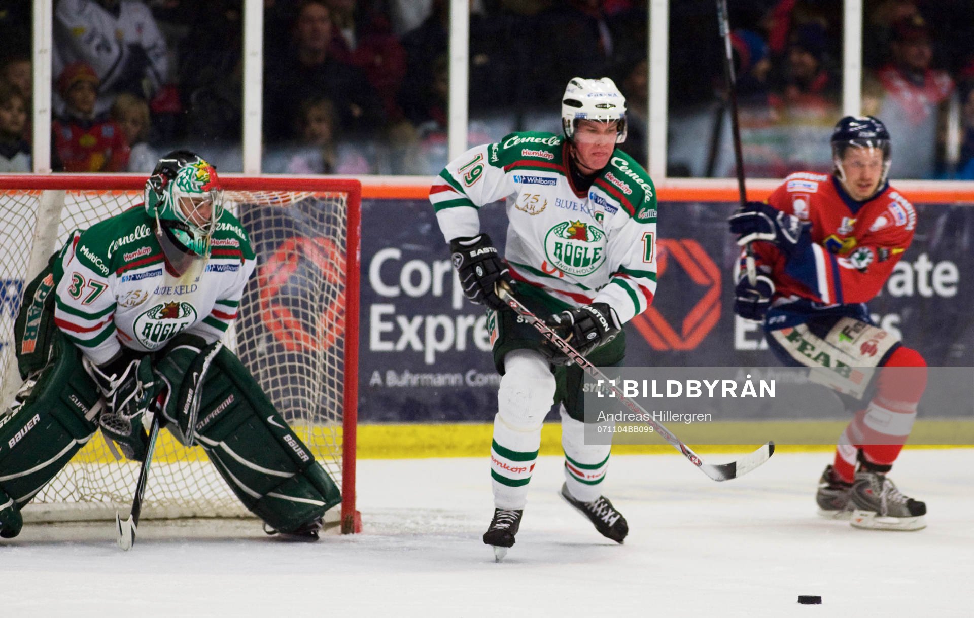 Christopher Nihlstorp, Målvakt, Rögle och Kenny Jönsson,
