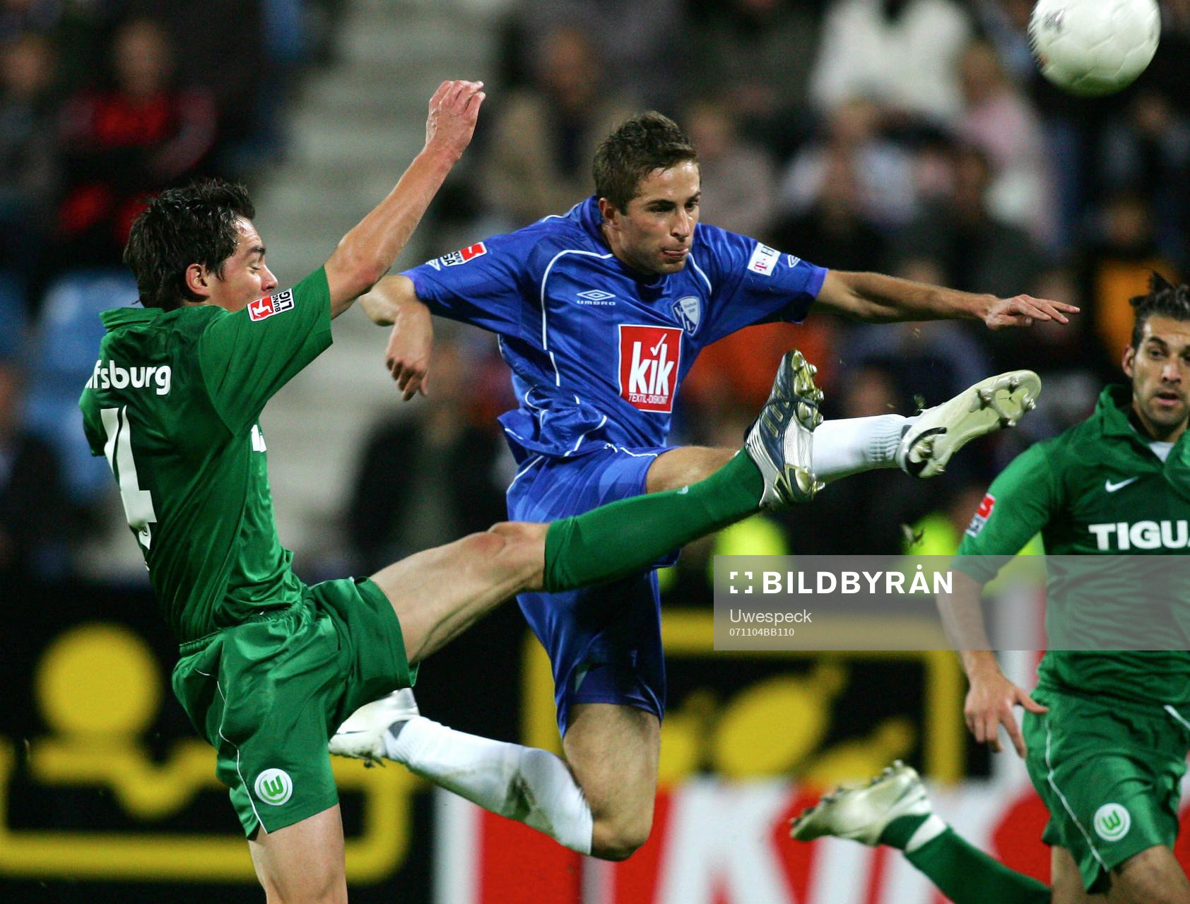  Marcel Schaefer, Wolfsburg och Stanislav Sestak, Bochum.