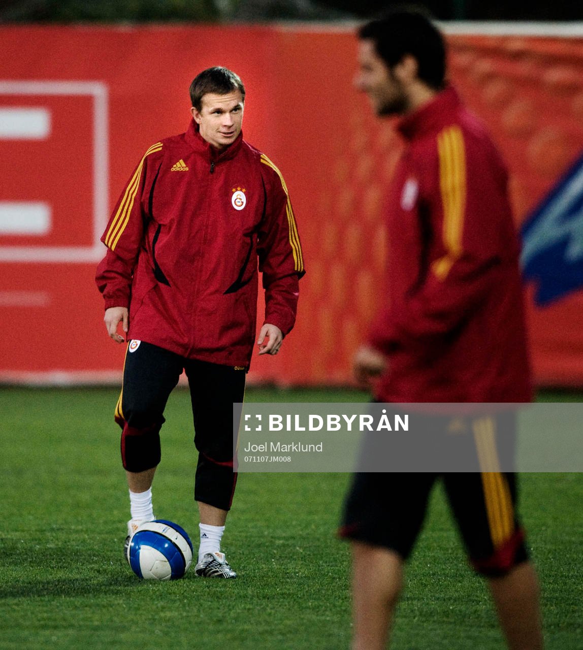  Tobias Linderoth tränar med sitt Galatasaray.