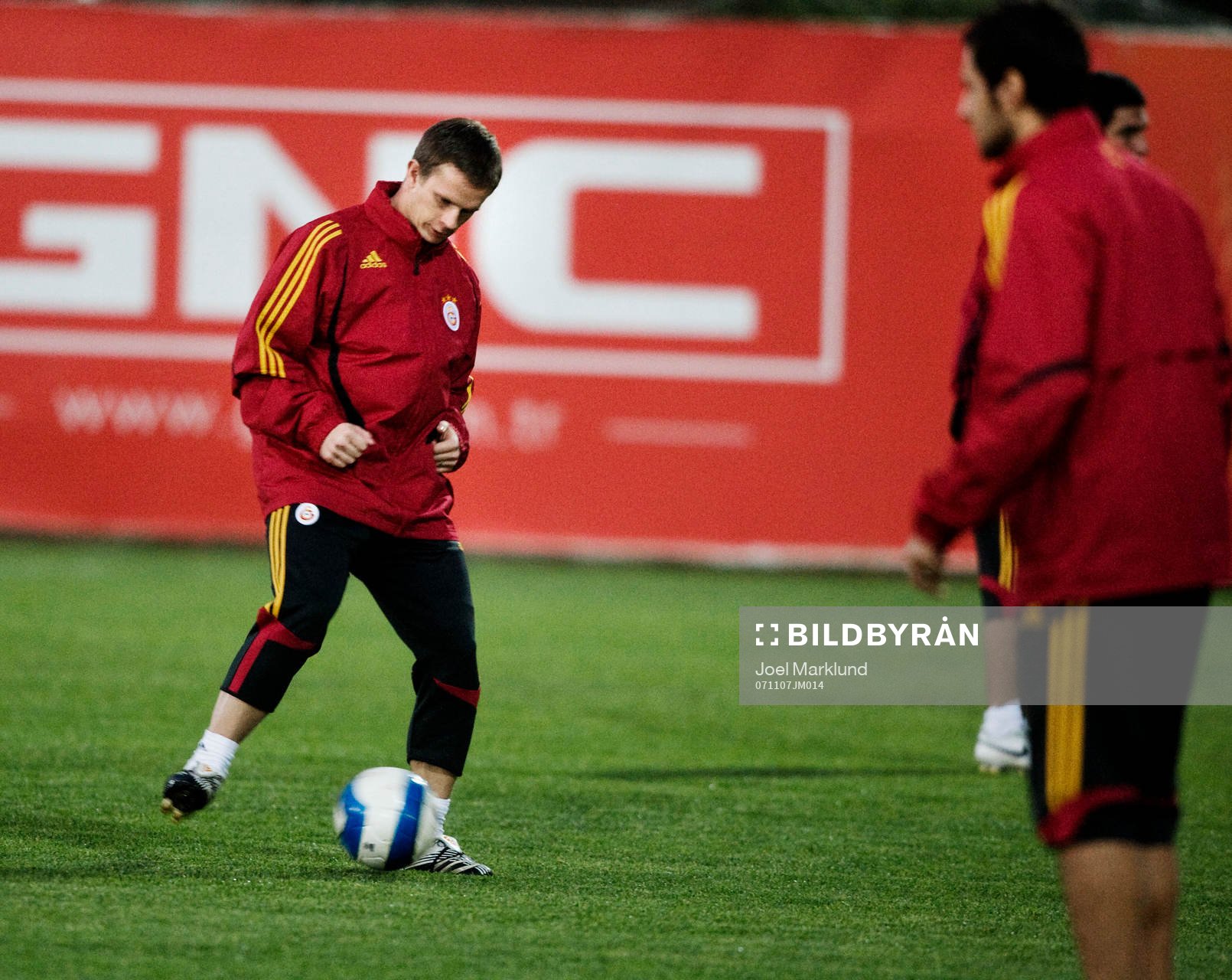 Tobias Linderoth tränar med sitt Galatasaray.