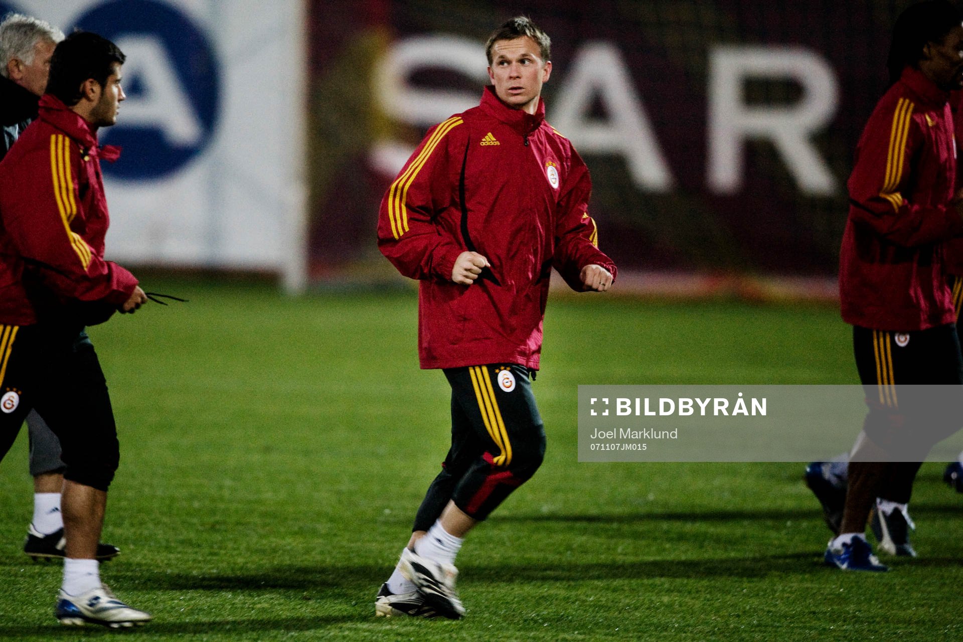 Tobias Linderoth tränar med sitt Galatasaray