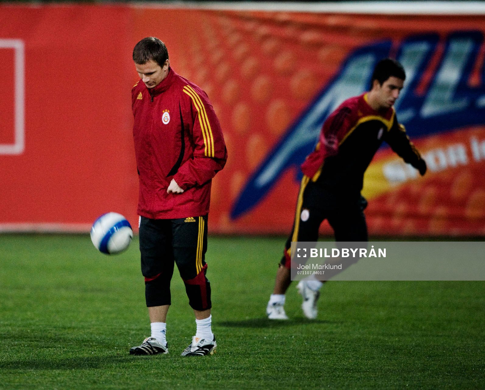  Tobias Linderoth tränar med sitt Galatasaray.