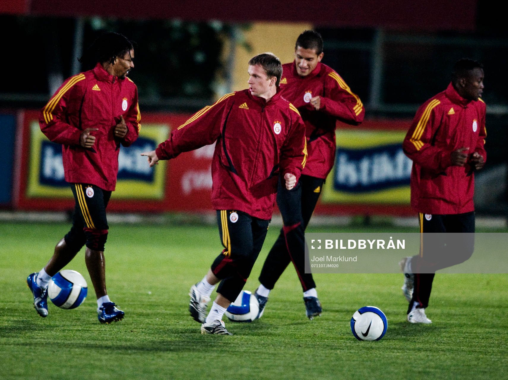 Tobias Linderoth tränar med sitt Galatasaray