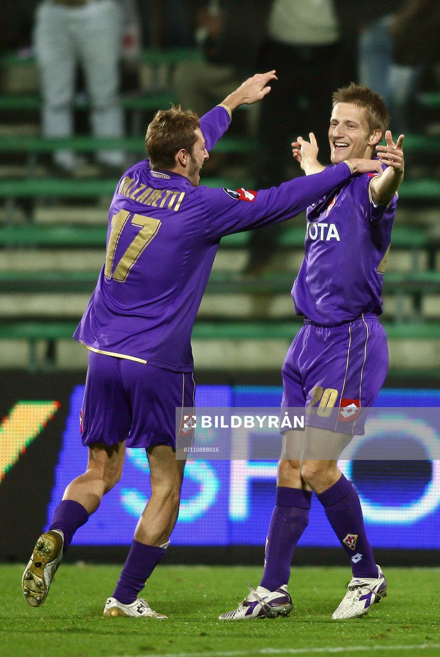 JORGENSEN och BALZARETTI, jubel
