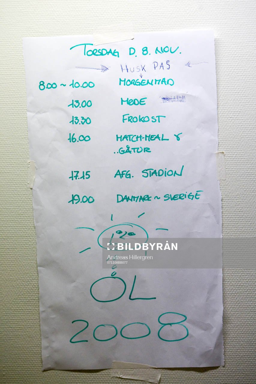 Danmarks schema för dagens match