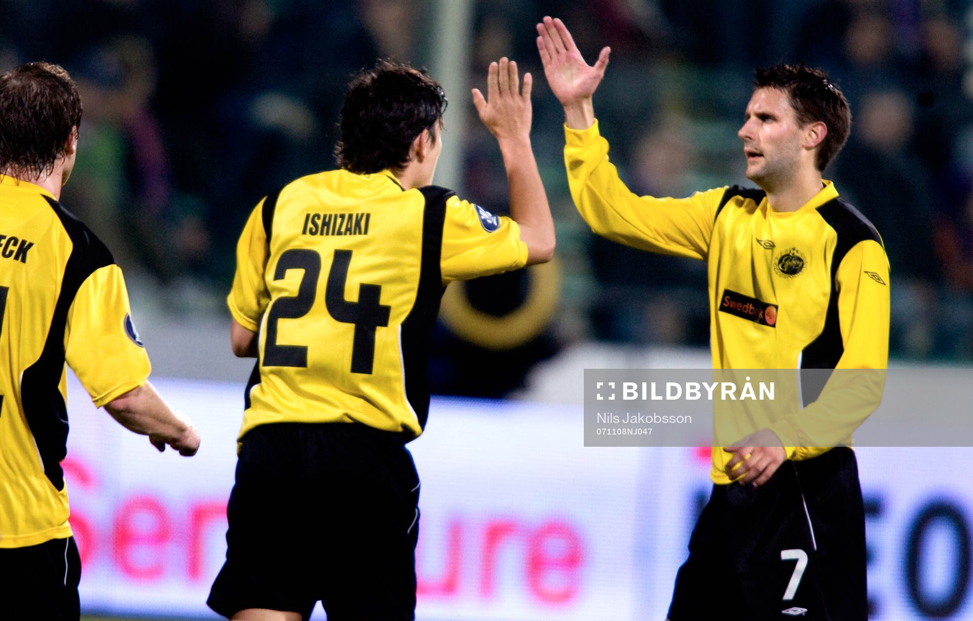 Stefan Ishizaki, Jari Ilola, Elfsborg, jubel, klapp
