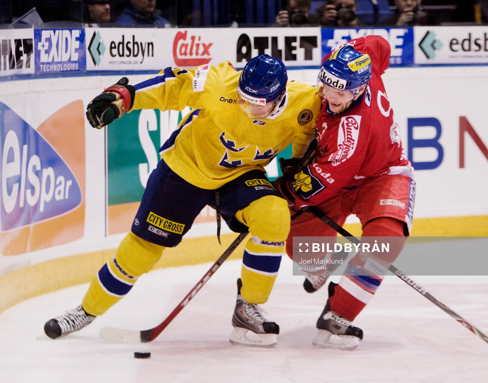 Magnus Kahnberg, Sverige, och Vaclav Varada, Tjeckien, i