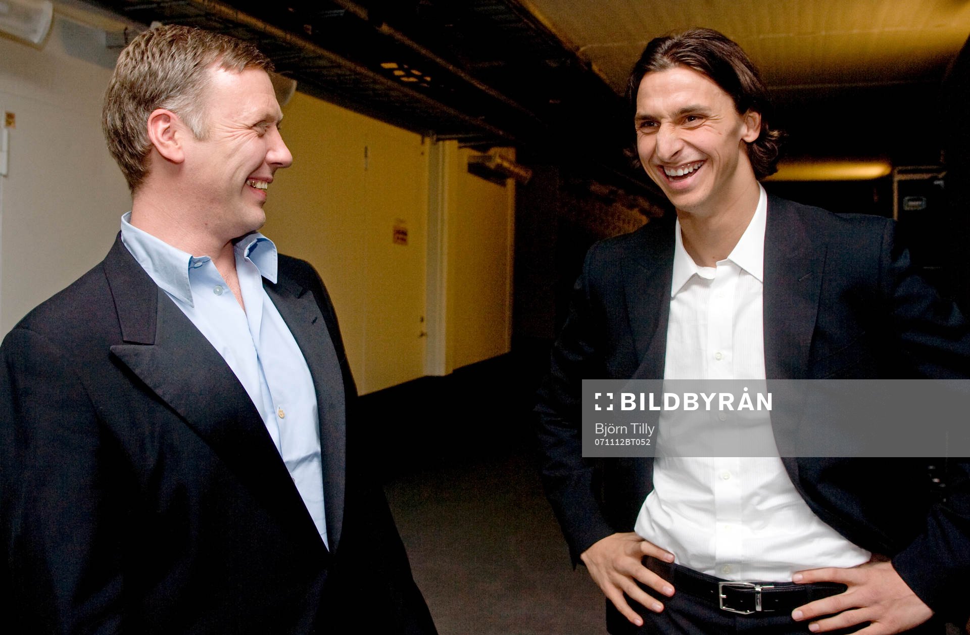 Mikael Persbandt och Zlatan Ibrahimovic