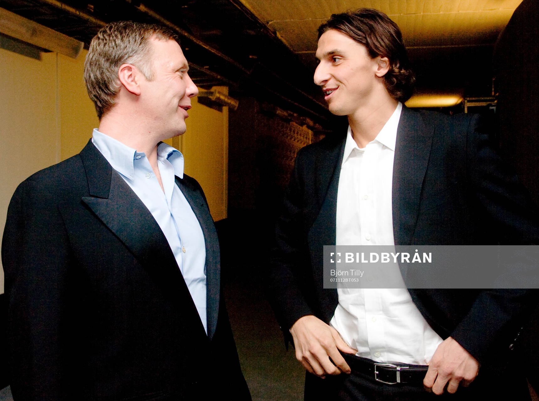 Mikael Persbandt och Zlatan Ibrahimovic
