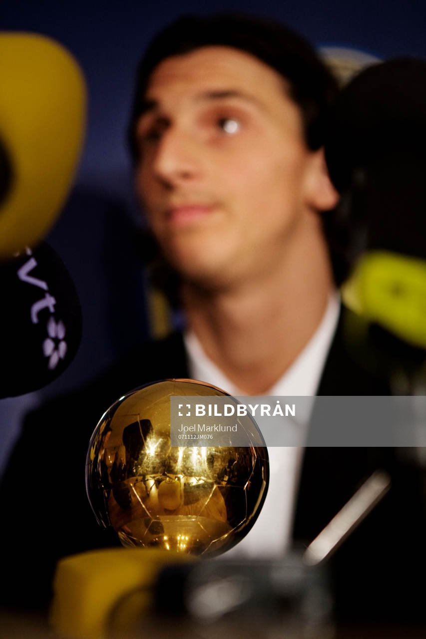 Zlatan Ibrahimovic vann Guldbollen