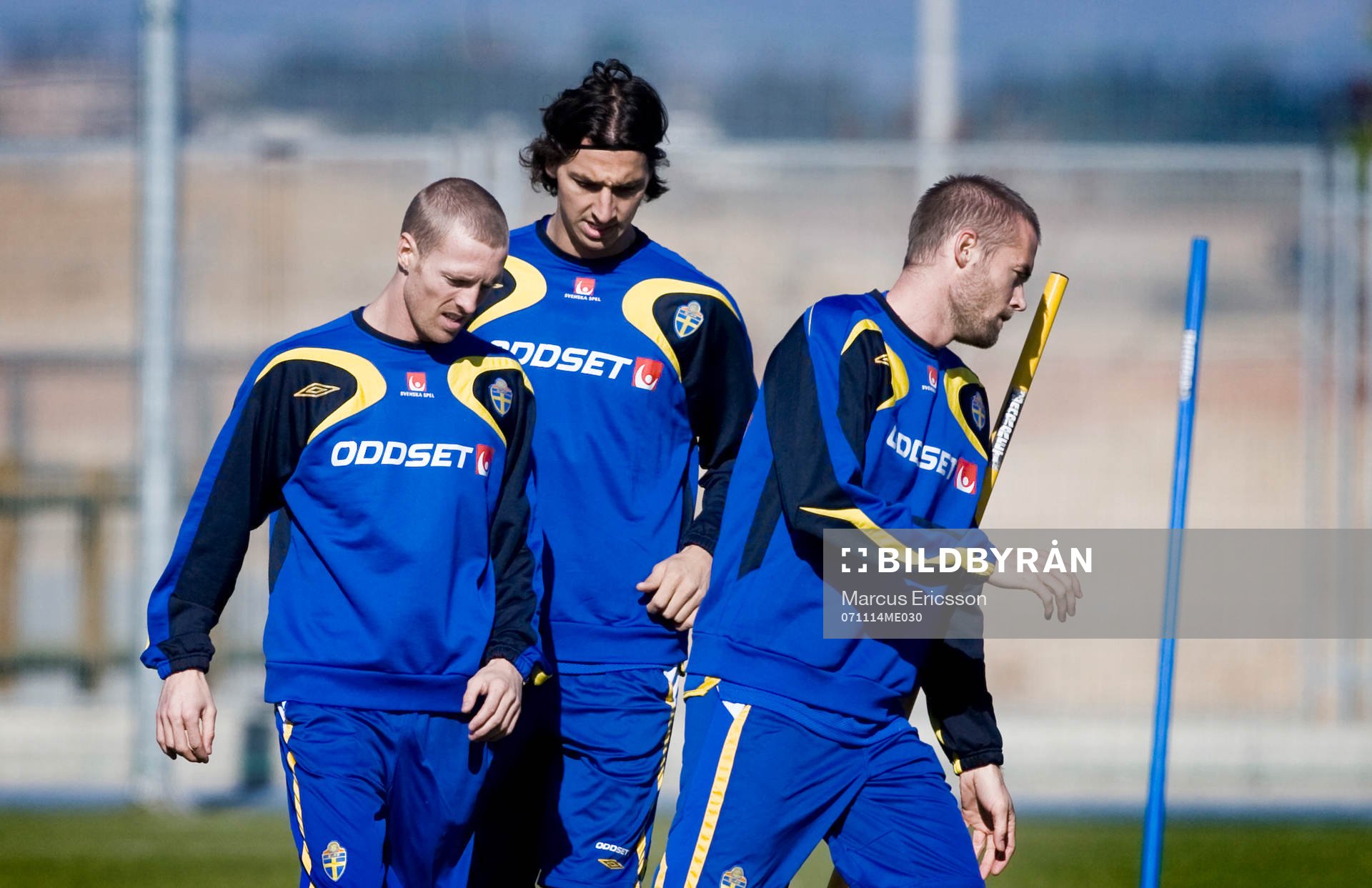 Christian Wilhelmsson, Zlatan Ibrahimovic och Olof Mellberg