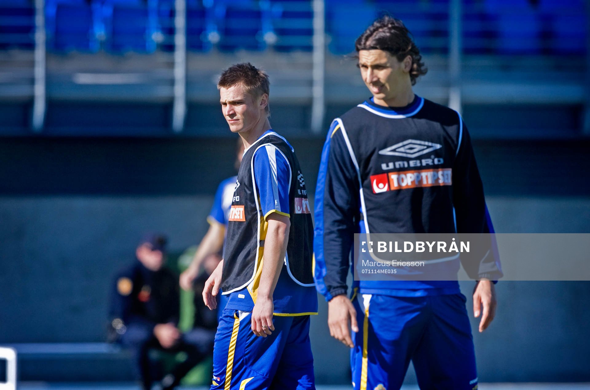 Markus Rosenberg och Zlatan Ibrahimovic