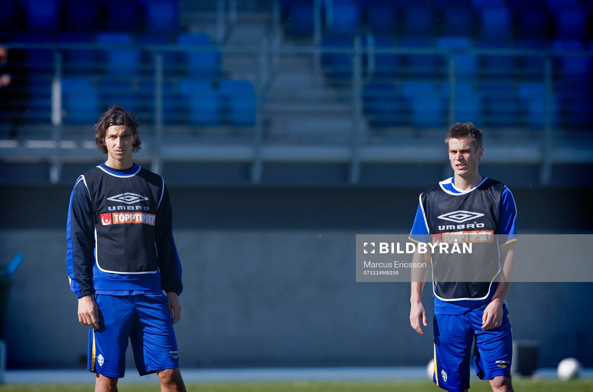 Zlatan Ibrahimovic och Markus Rosenberg