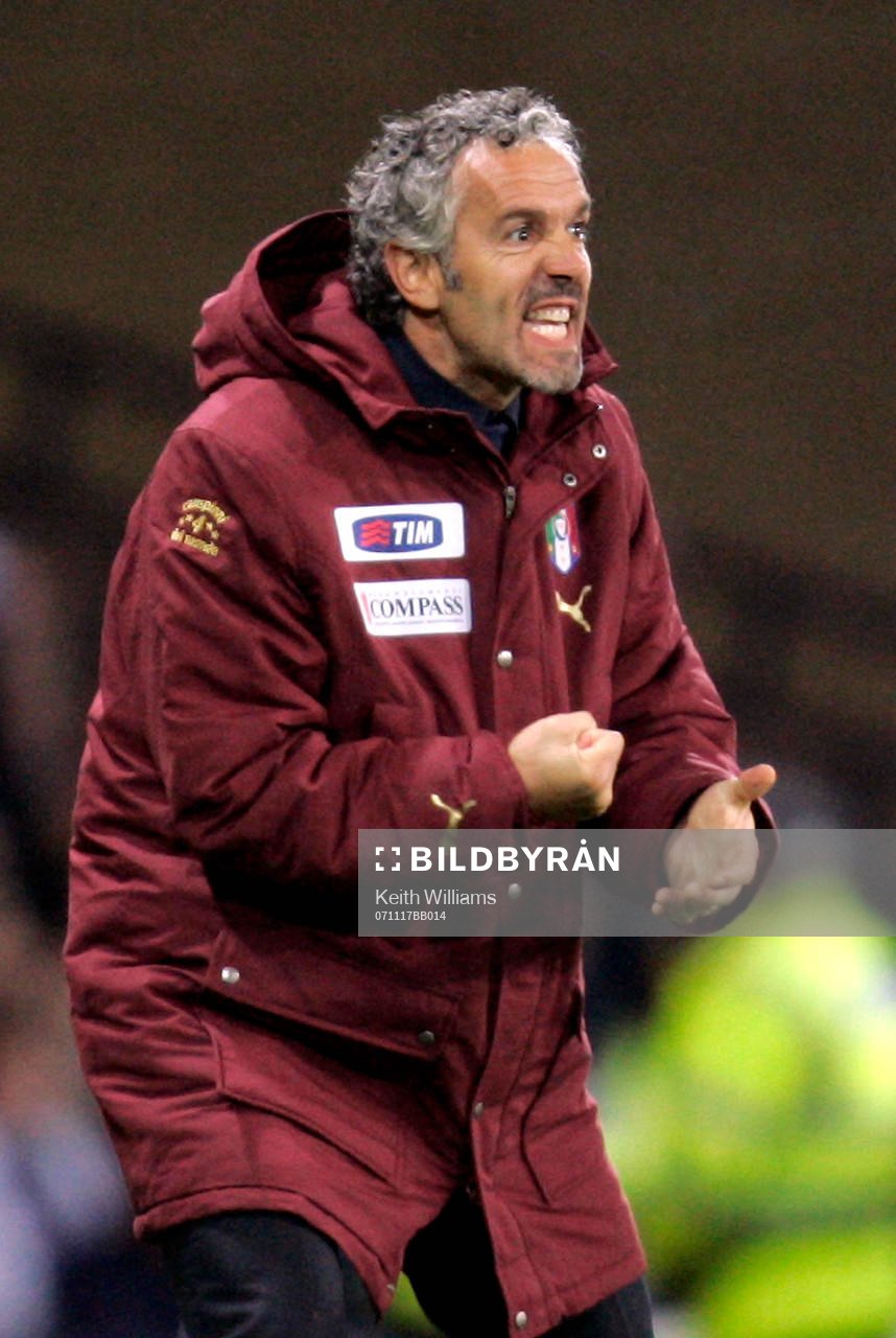  Roberto Donadoni, förbundskapten, Italien.