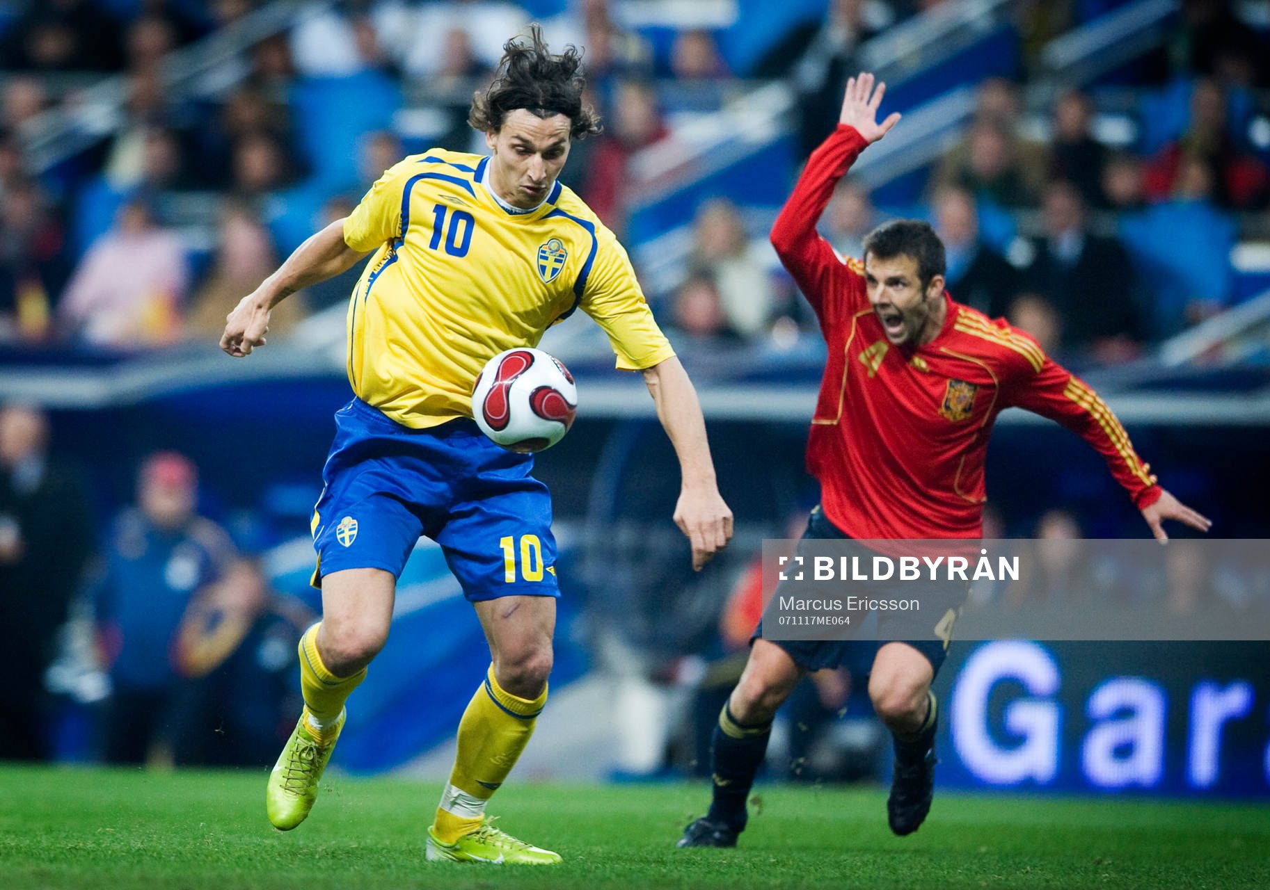  Zlatan Ibrahimovis, Sverige och Marchen, Spanien