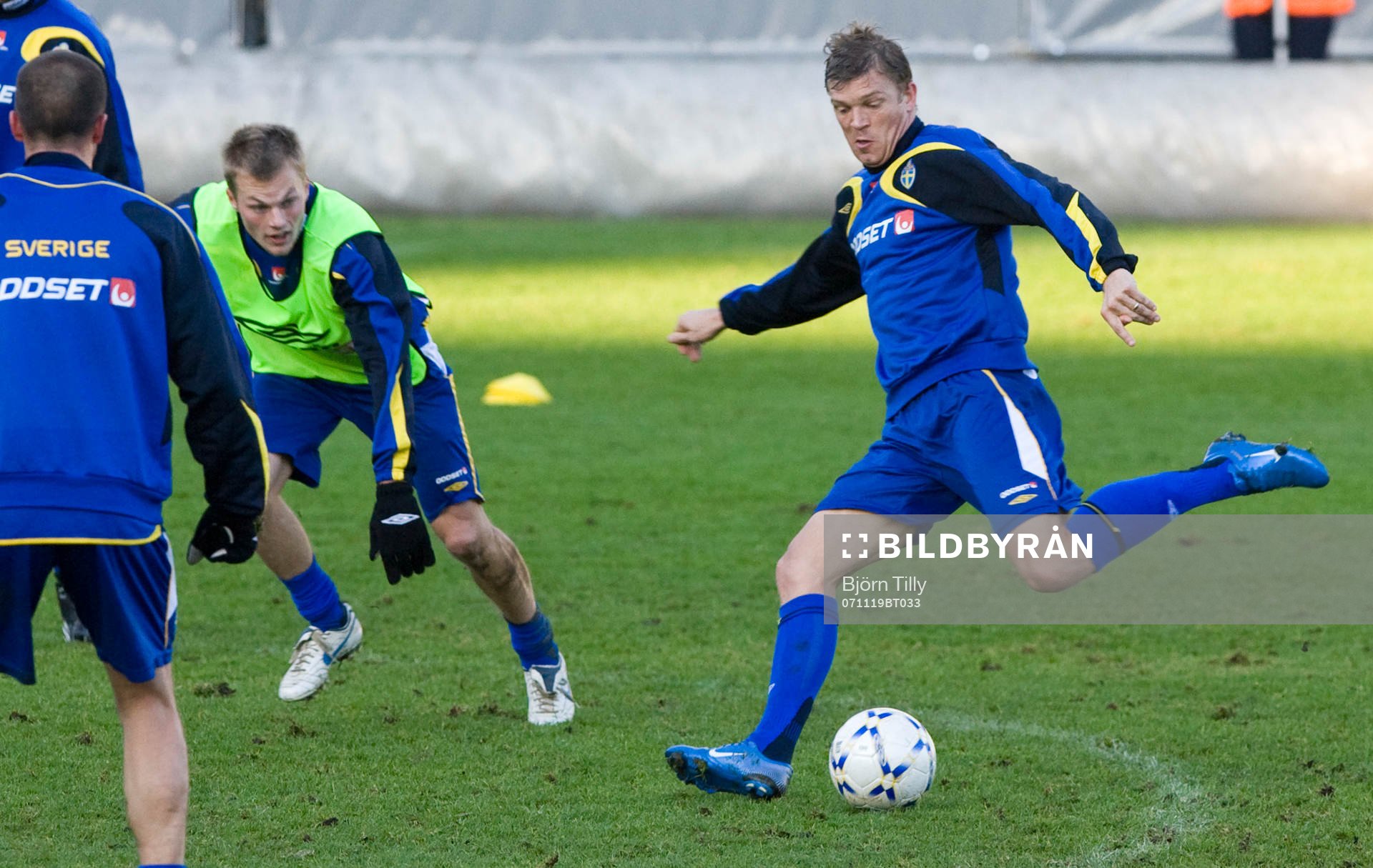 Sebastian Larsson och Marcus Allbäck, Sverige