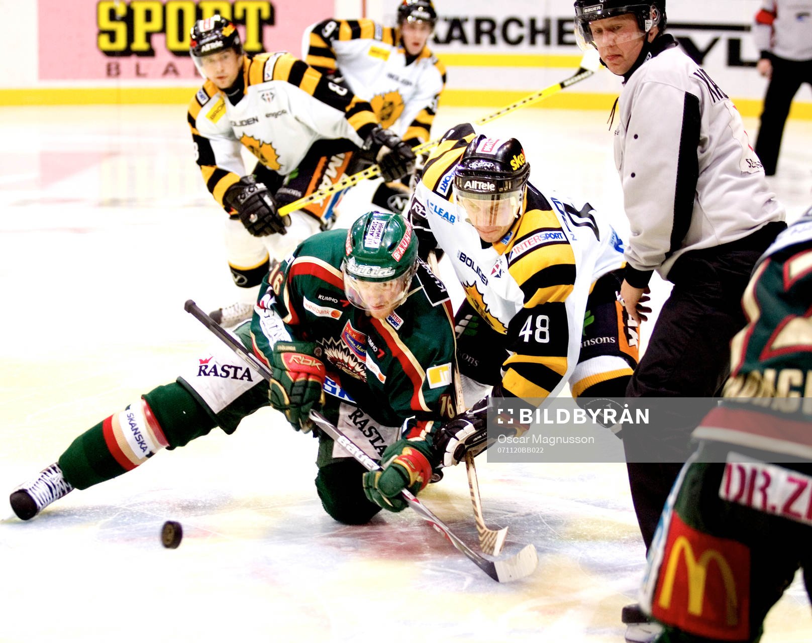 Jonas Nordqvist, Frölunda och Fredrik Öberg, Skellefteå