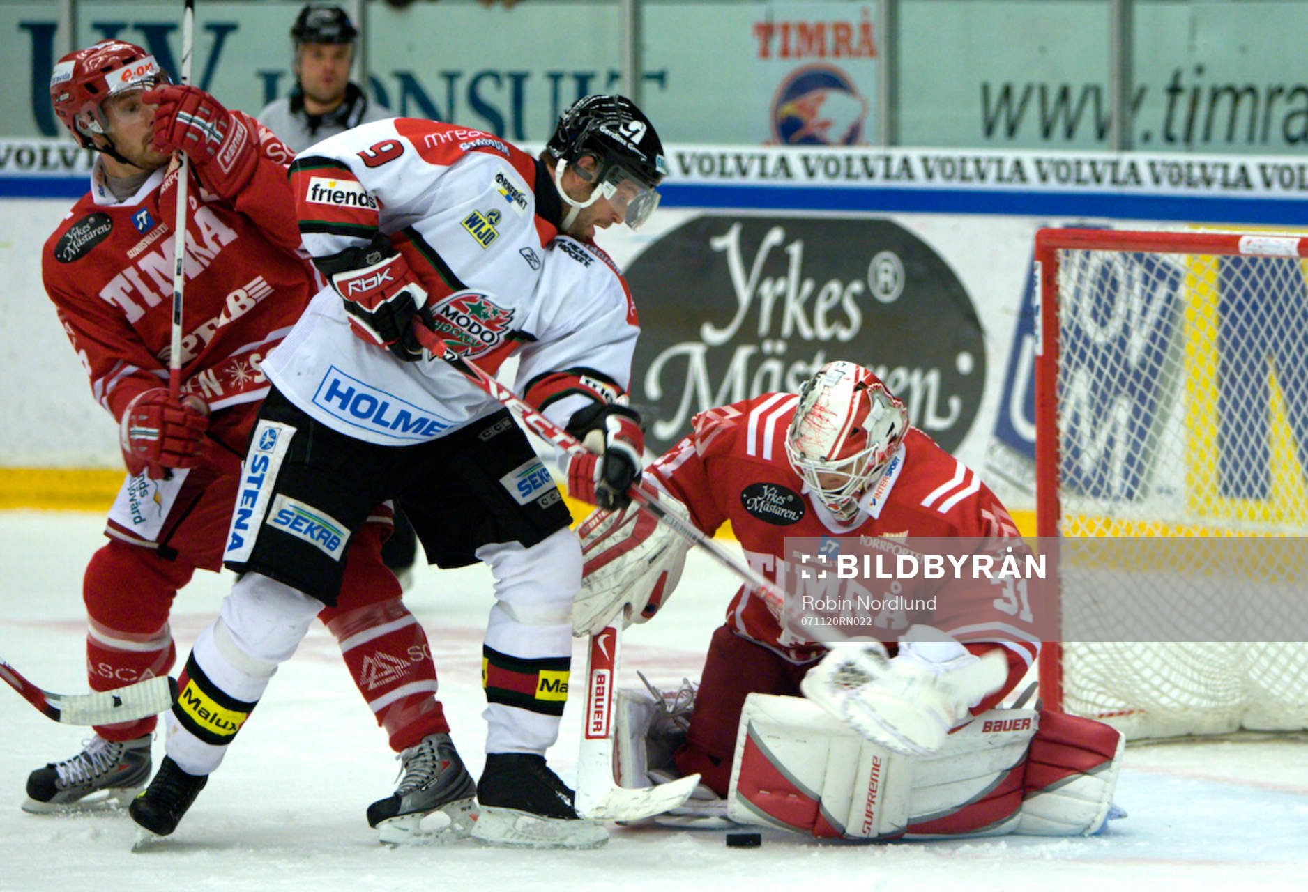 Magnus Wernblom, Modo och Johan Backlund, Målvakt Timrå