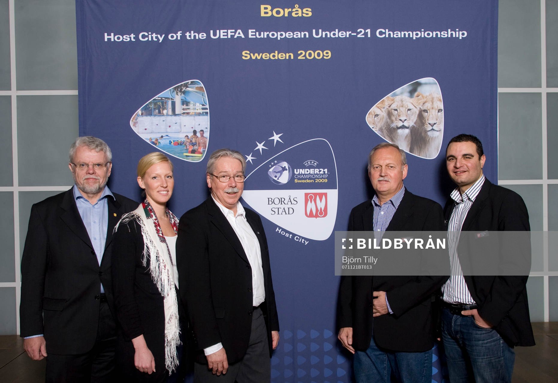 Fotboll, U21 EM i Sverige 2009, gruppbild