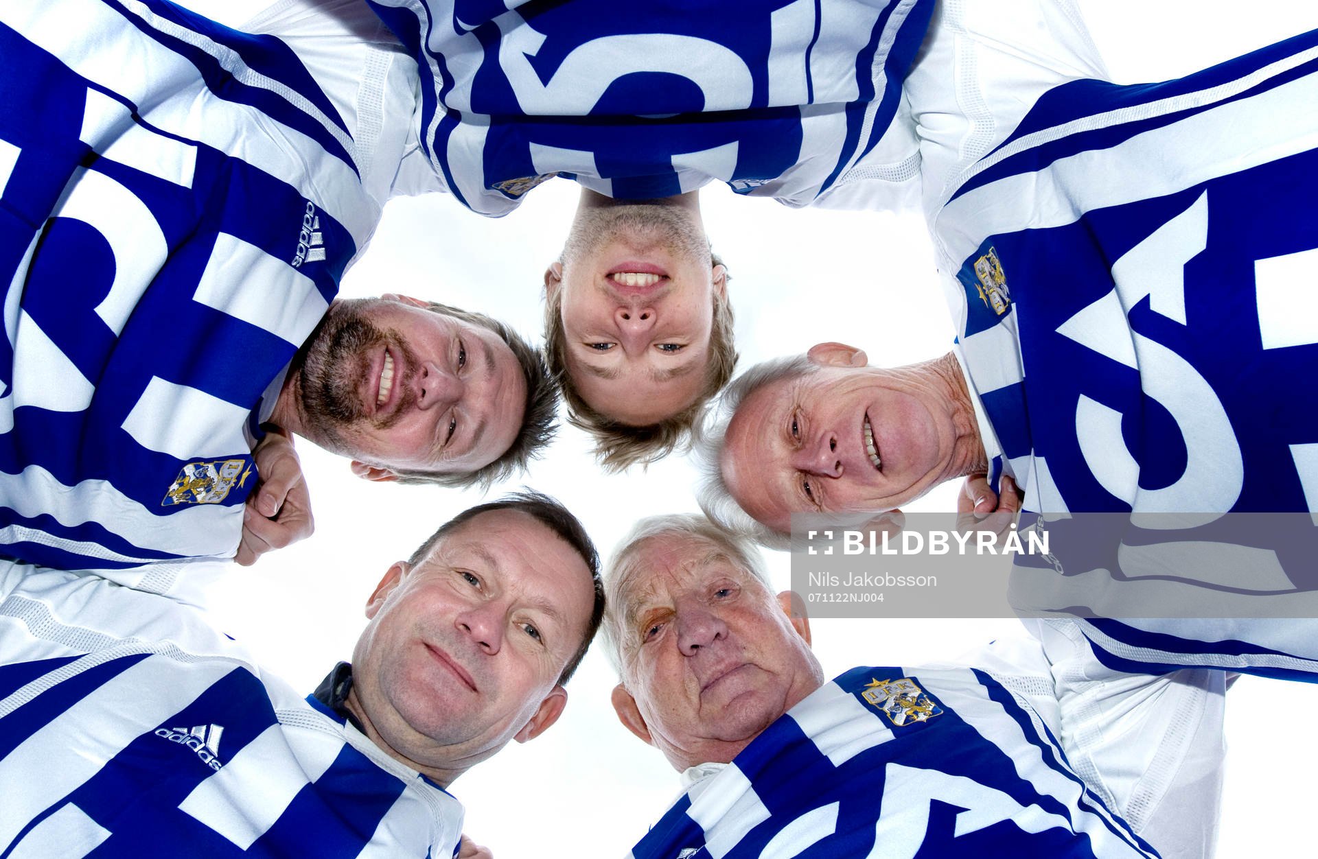 Fotboll, IFK Göteborg. Fem olika SM-Guldmedaljörer, Adam