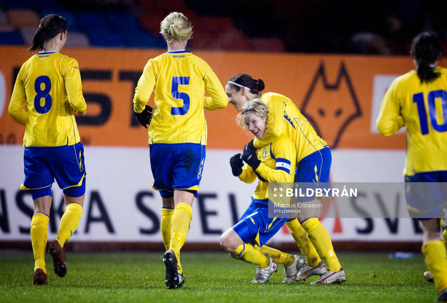Victoria Svensson, Sverige, jubel