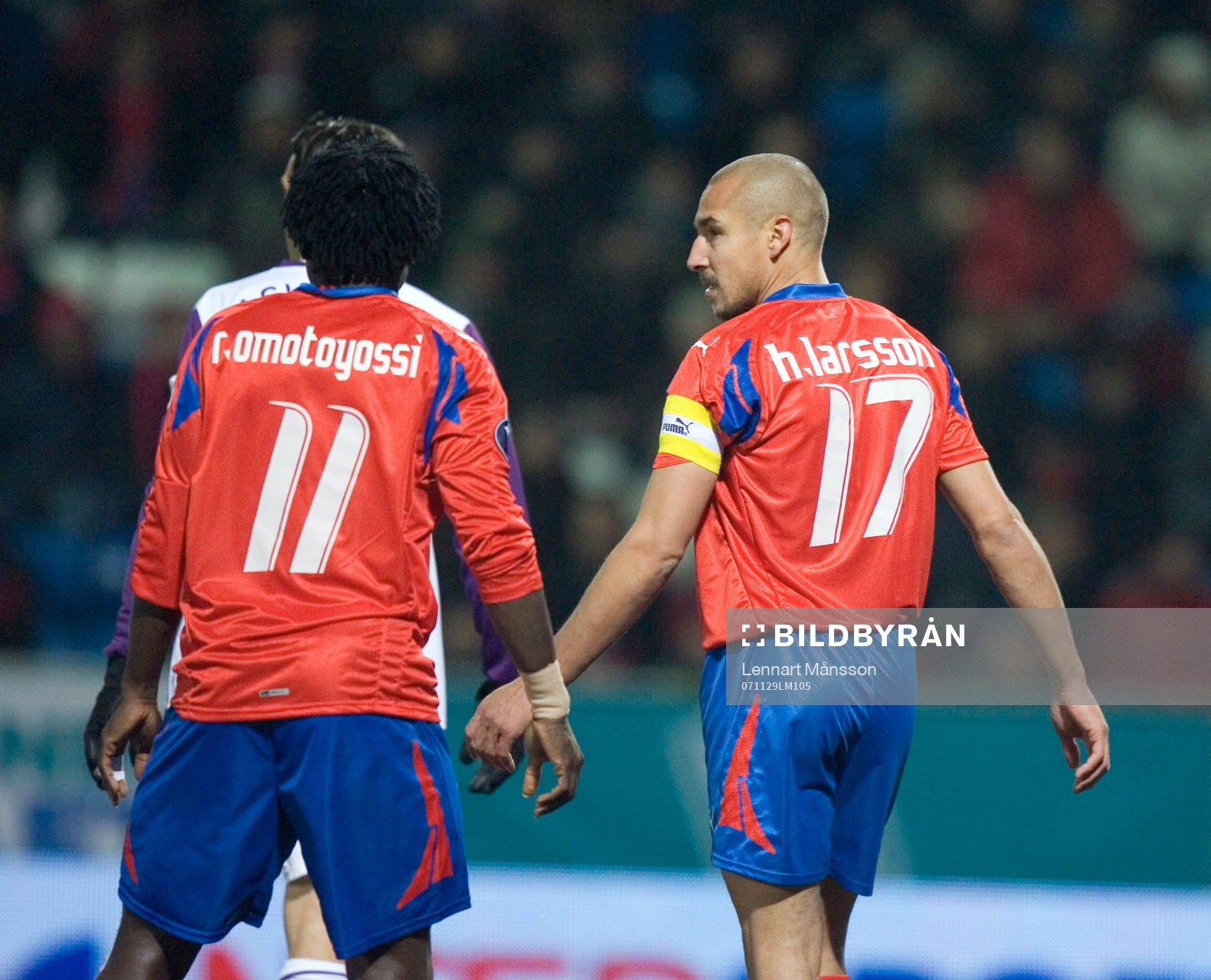 Razak Omotoyossi och Henrik Larsson