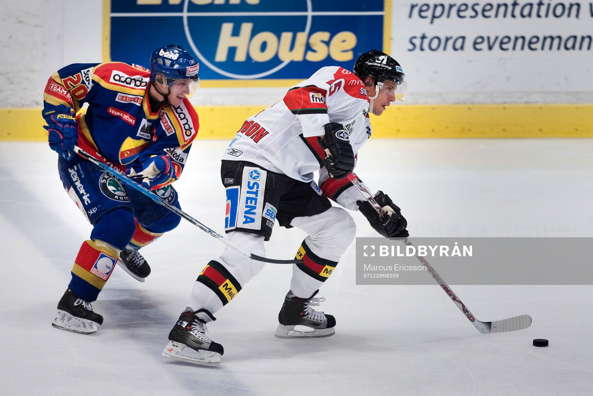 Christian Eklund, Djurgården, och Andreas Salomonsson, MODO