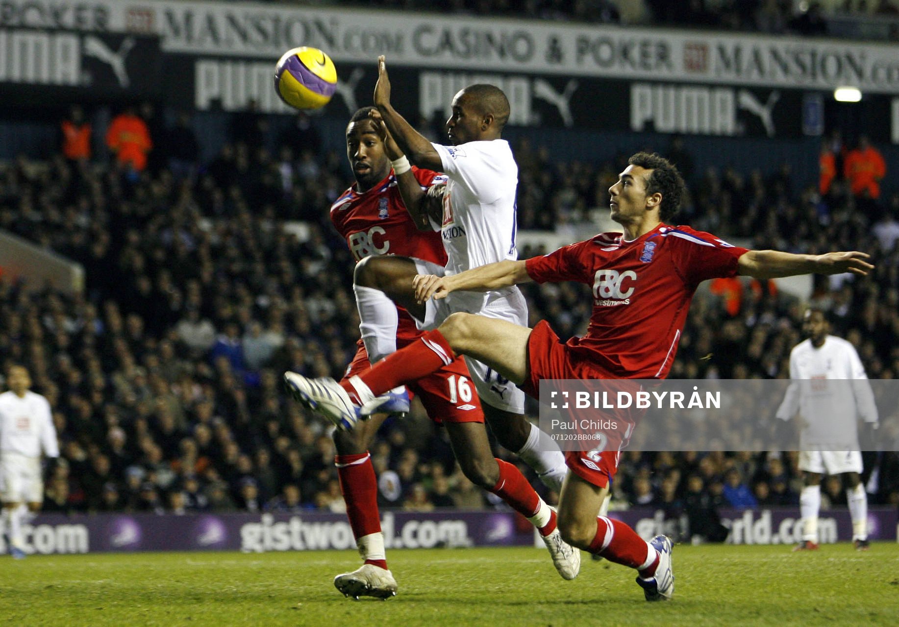 Fotboll, engelsk, Premier League, Tottenham - Birmingham