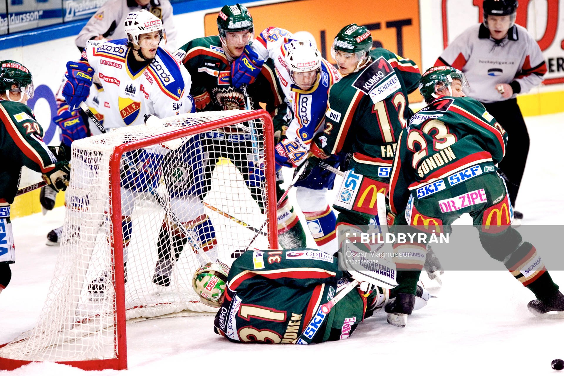 Ishockey, Elitserien, Frölunda - Djurgården