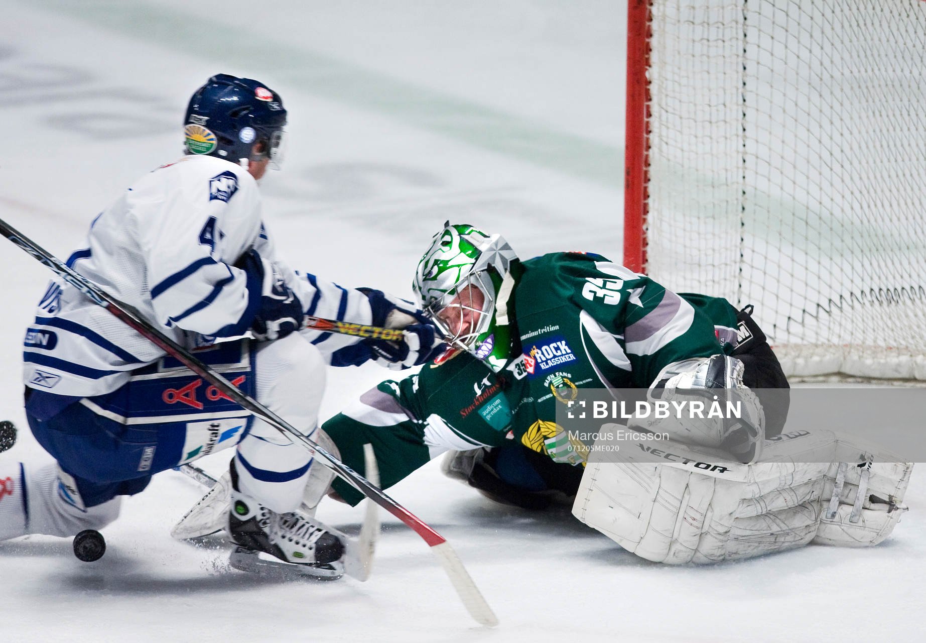 Johan Eneqvist, Leksand, och Carl-Johan Klint, Målvakt,