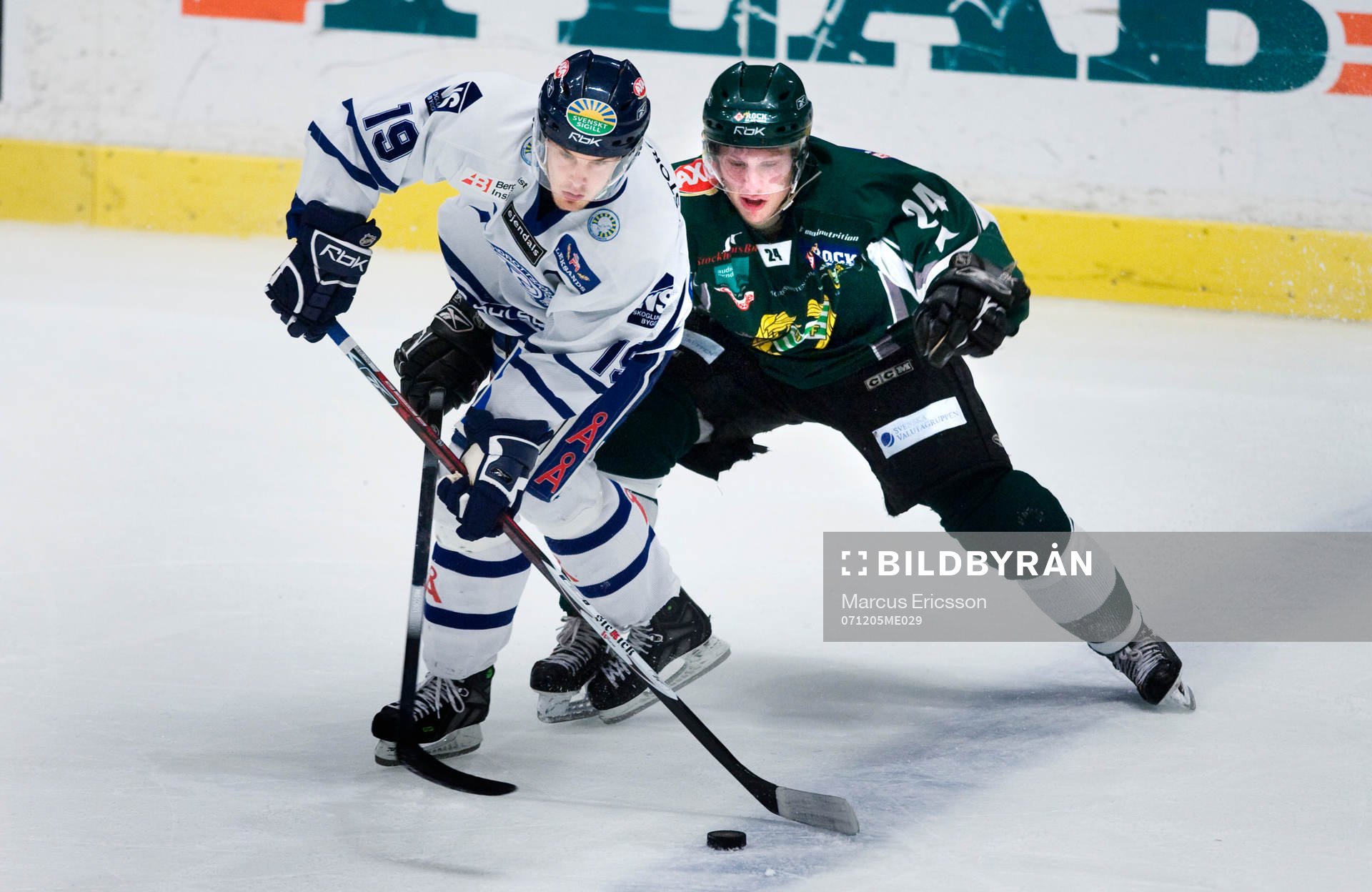 Juha Lind, Leksand, och Johan Andersson, Hammarby
