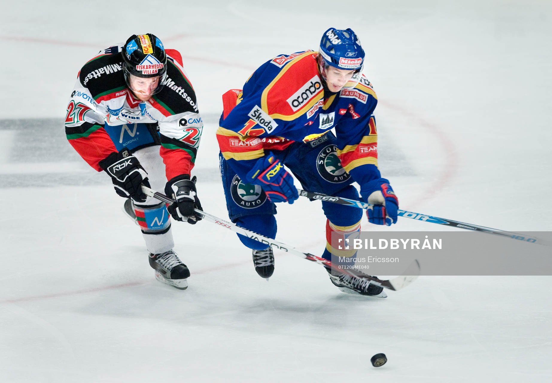Eric Beaudoin, Mora, och Dick Axelsson, Djurgården