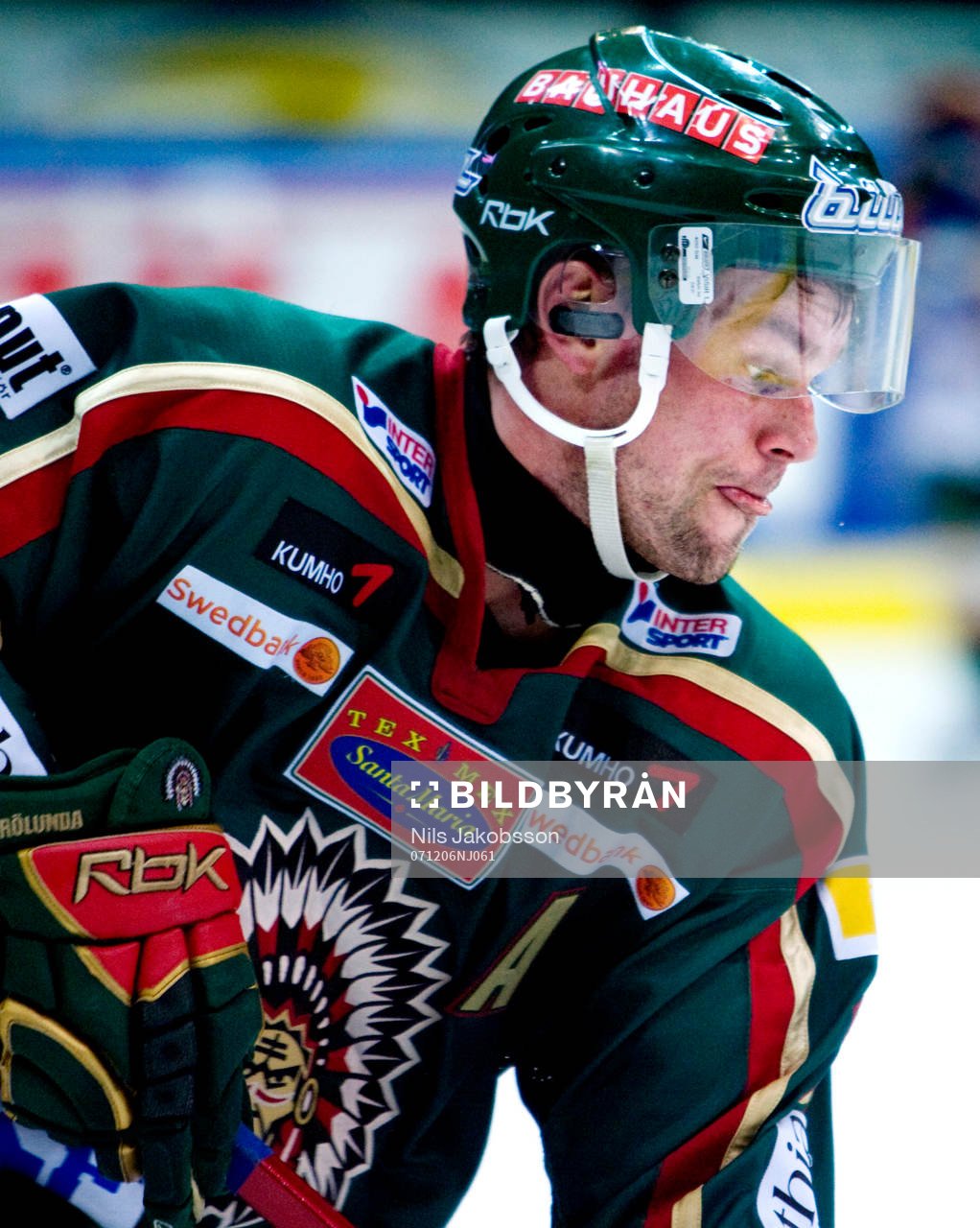 Ronnie Sundin, Frölunda, med tungan rätt i mun