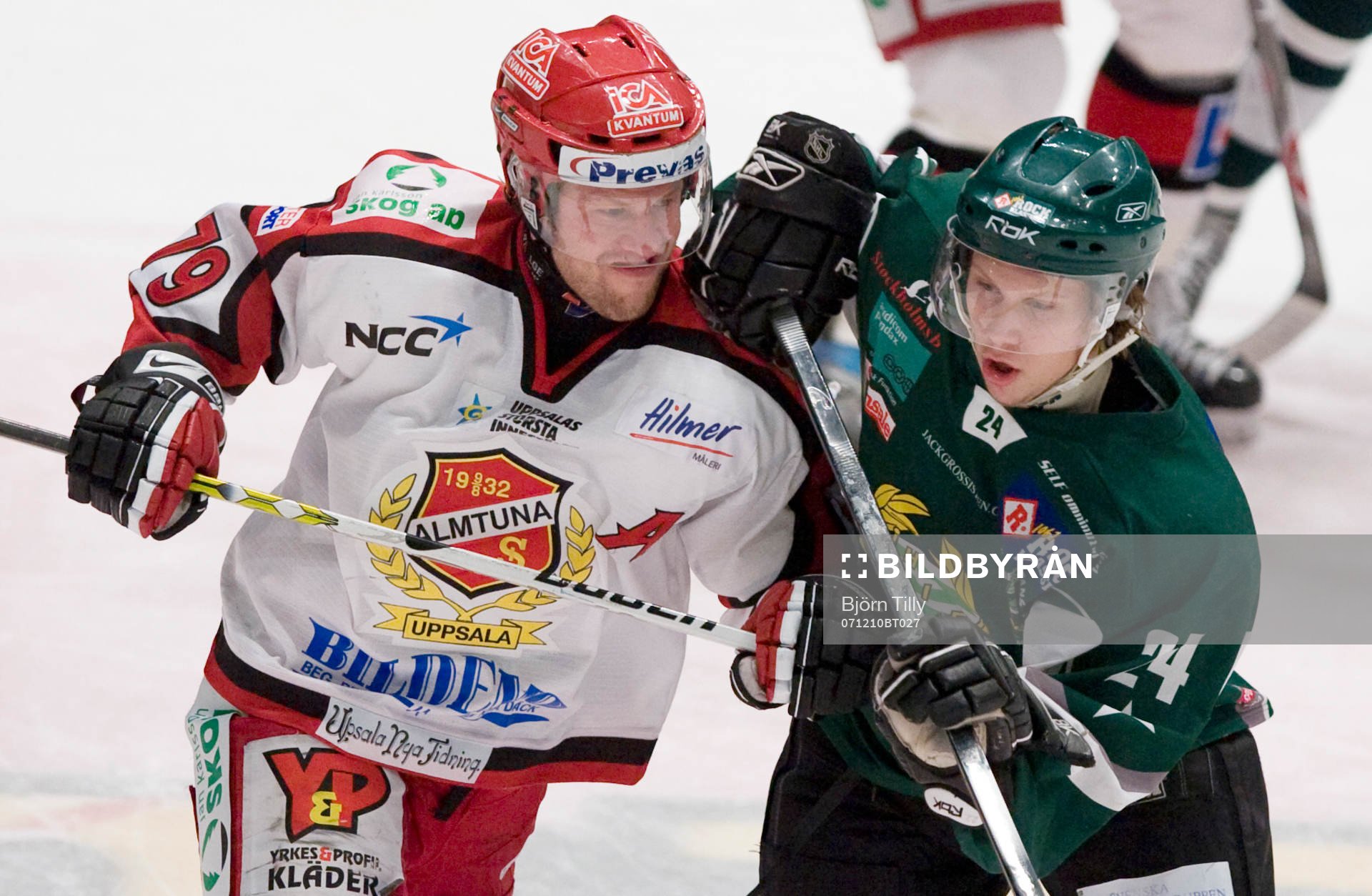 Henrik Eriksson, Almtuna, och Johan Andersson, Hammarby