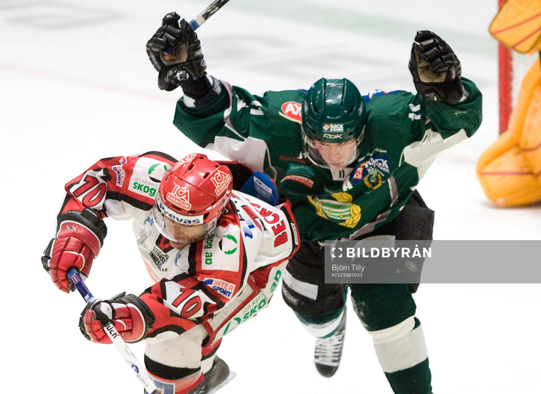 Samuel Beckstrand, Almtuna, och Robin Jalkerud, Hammarby