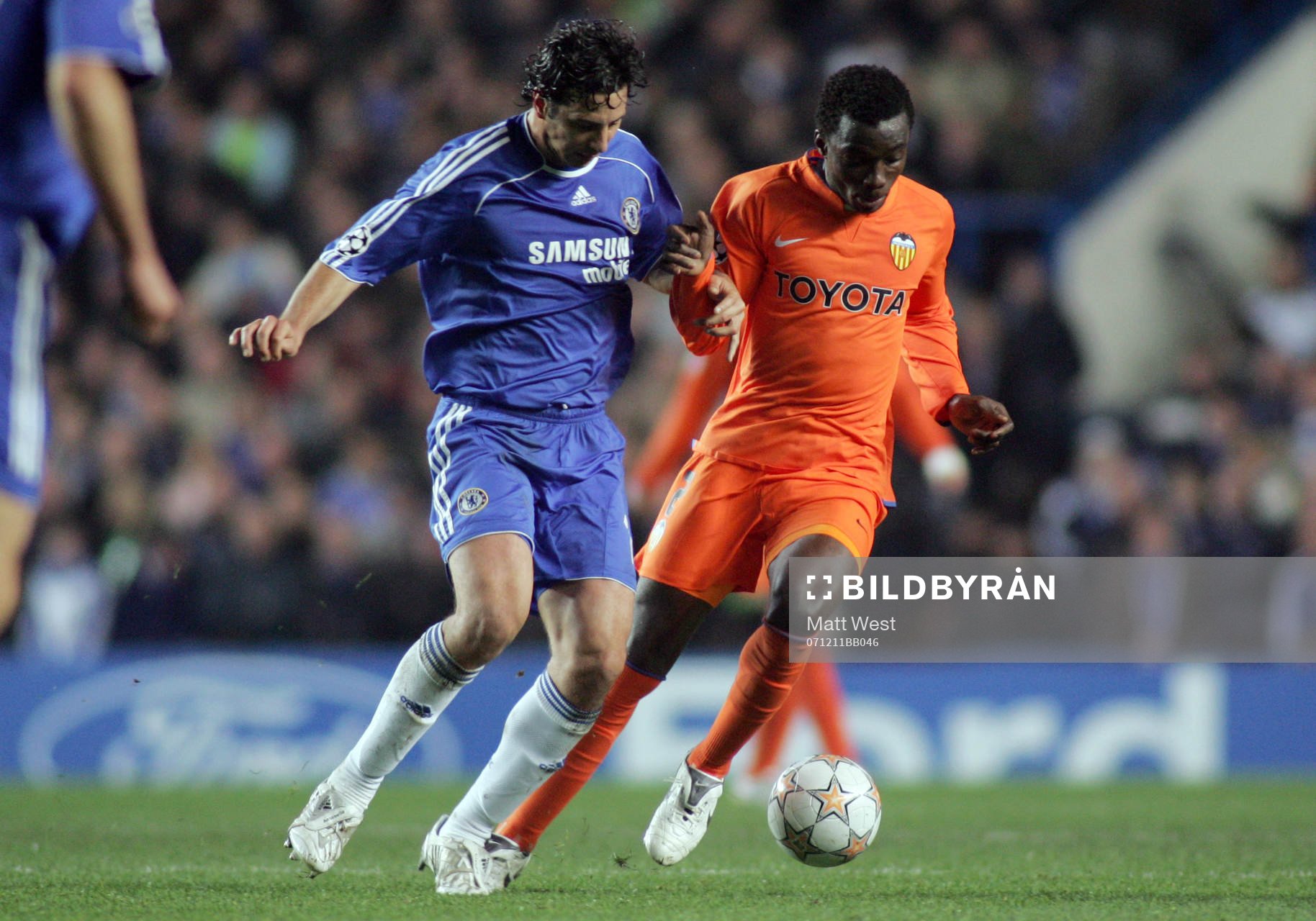 Sunny, Valencia och Claudio Pizarro, Chelsea