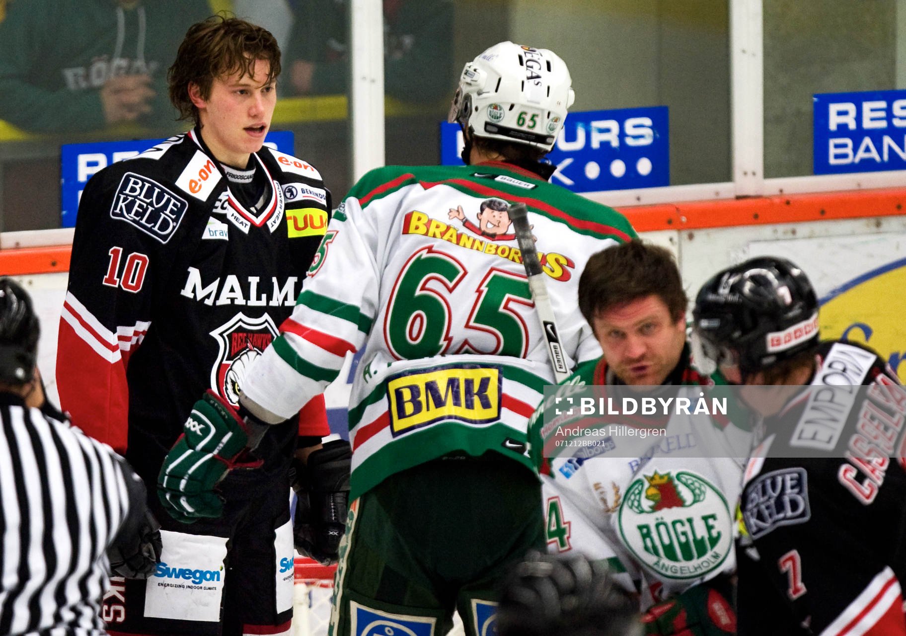 Robin Alvares, Malmö och Andrée Persson, Rögle