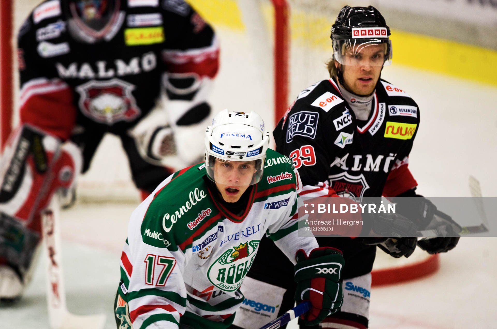 Christofer Löfberg, Rögle och Jyrki Välivaara, Malmö