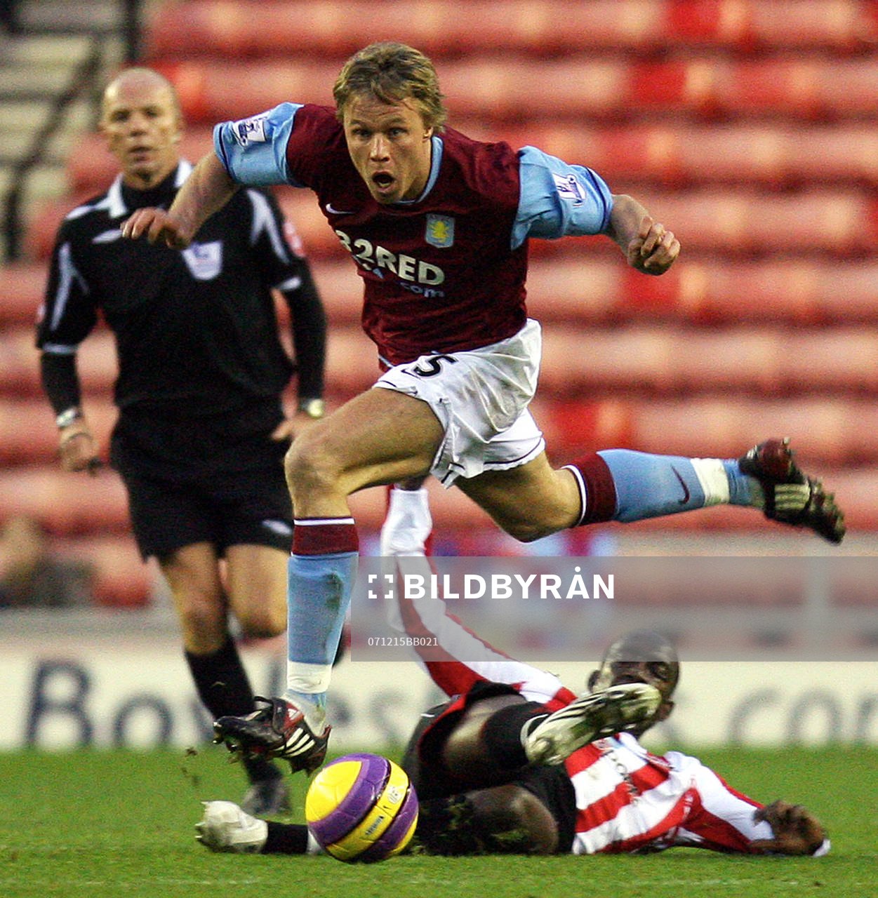 Dwight Yorke och Martin Laursen