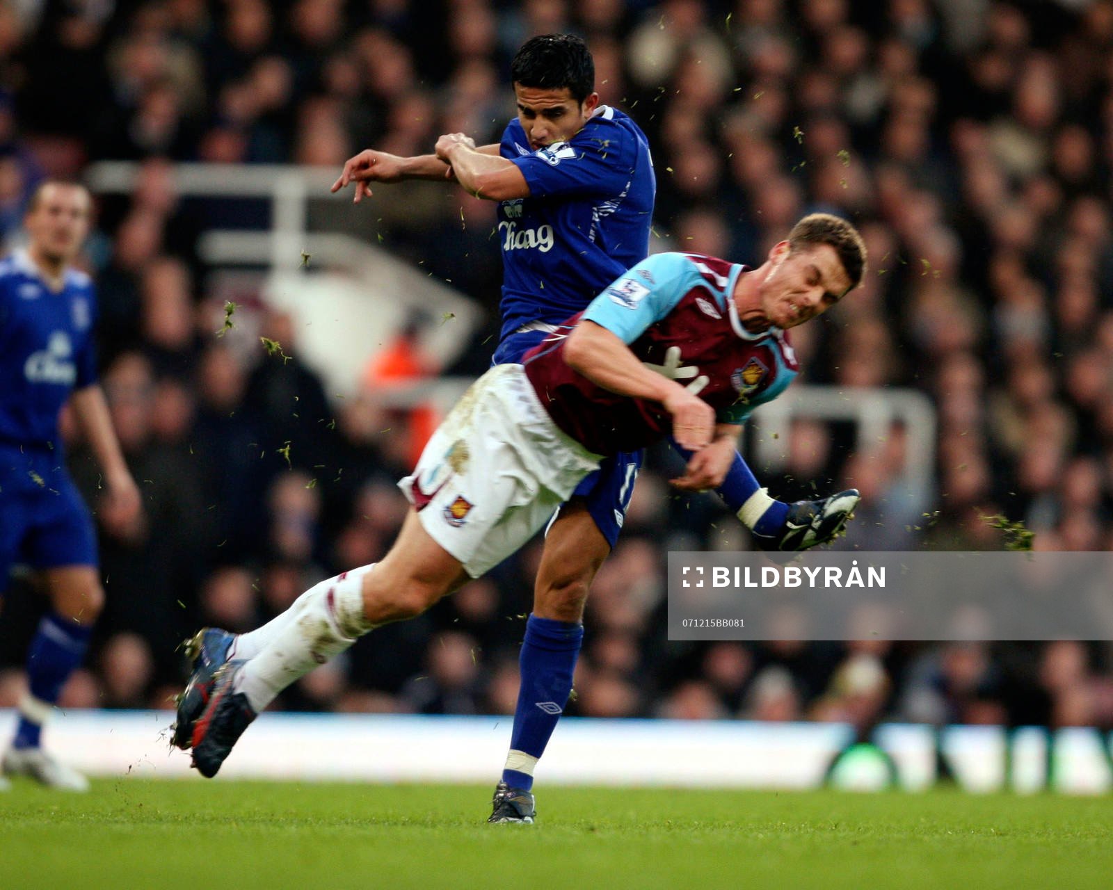 Tim Cahill, Everton och Scott Parker, West Ham