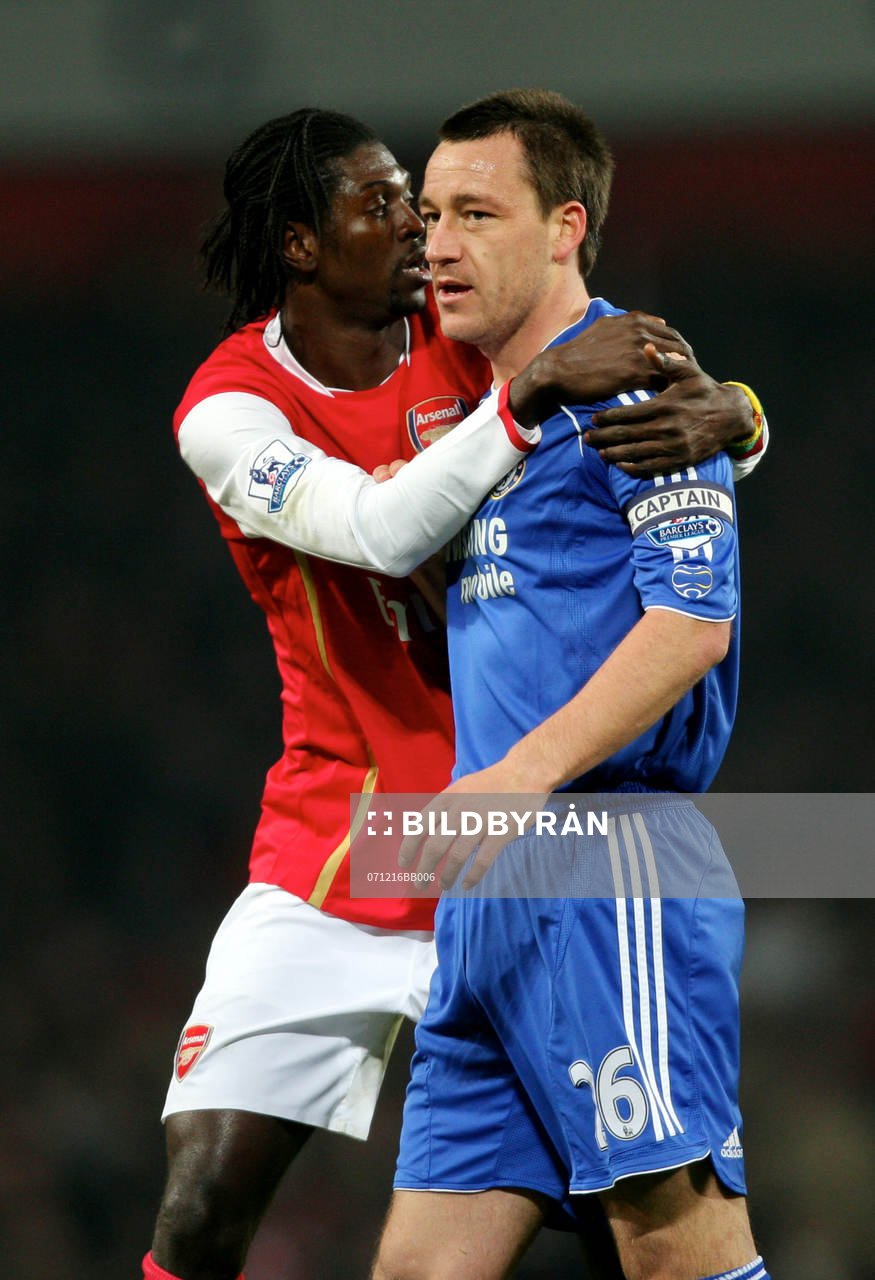 John Terry och Emmanuel Adebayor
