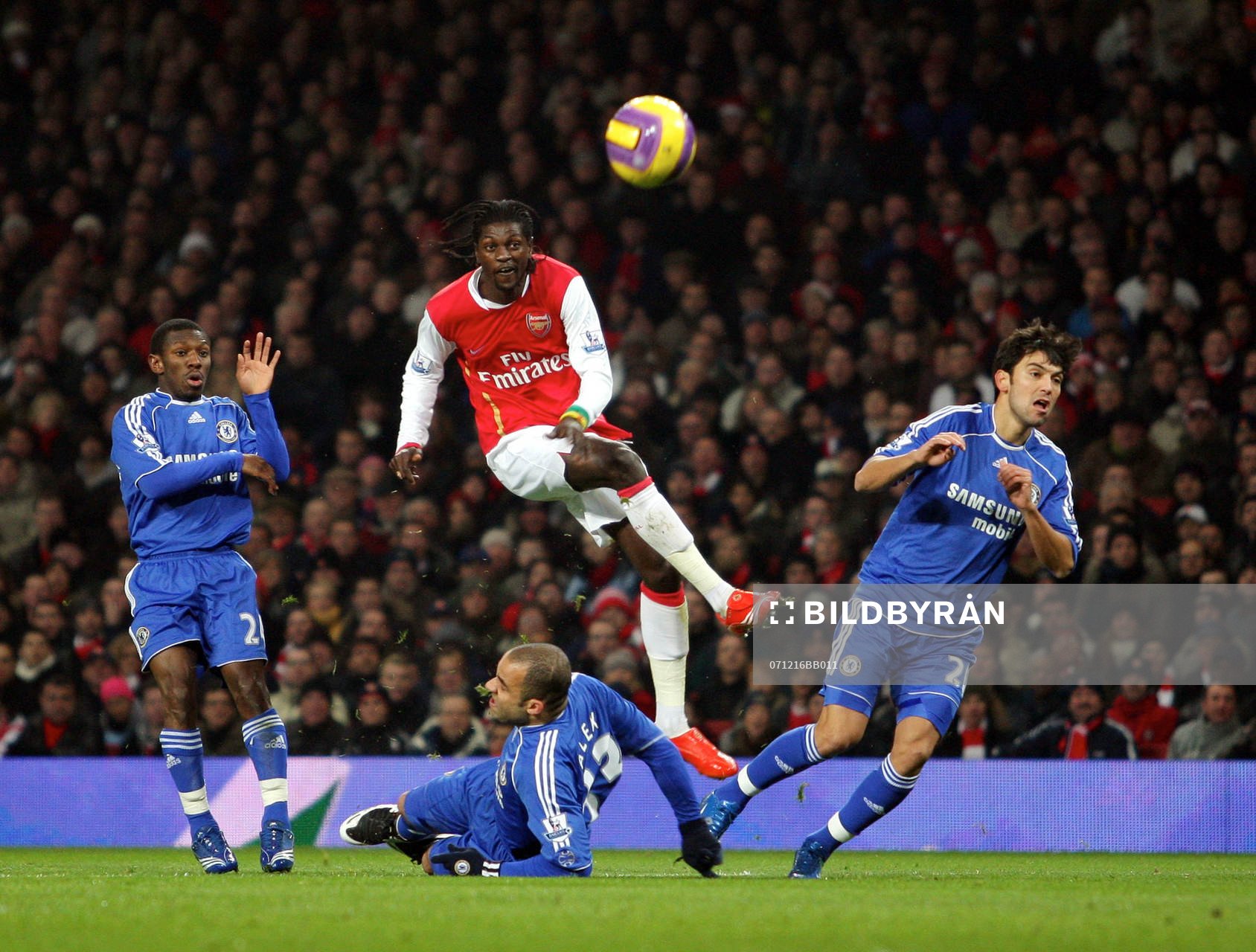 Emmanuel Adebayor, Shaun Wright Phillips, Alex och Paolo