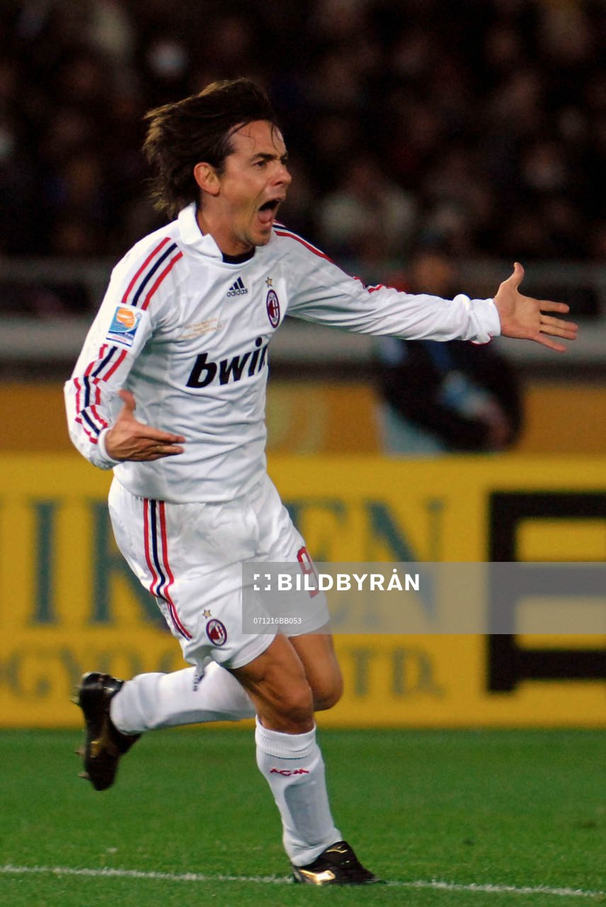 INZAGHI, Milan, jubel
