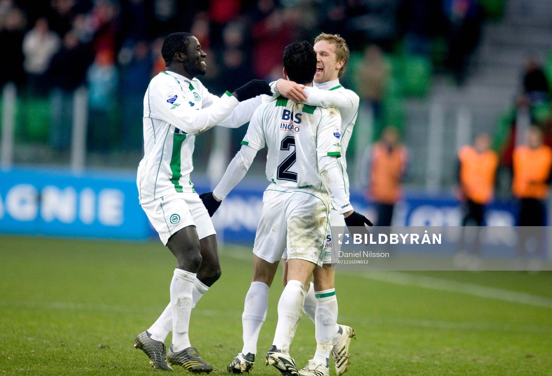 Fotboll, Holländsk liga, Eredivisie, Jubel i Groningen
