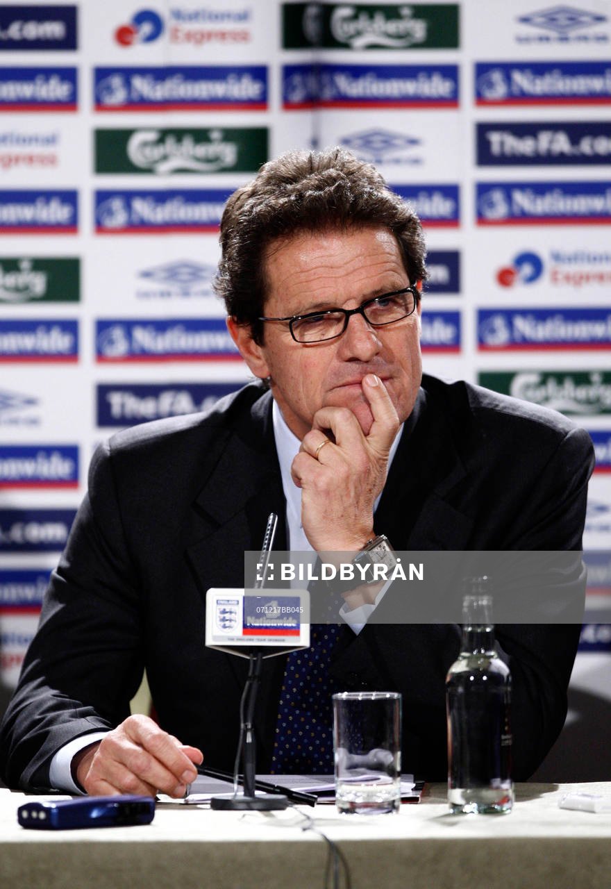 Fabio Capello, tränare, förbundskapten, England