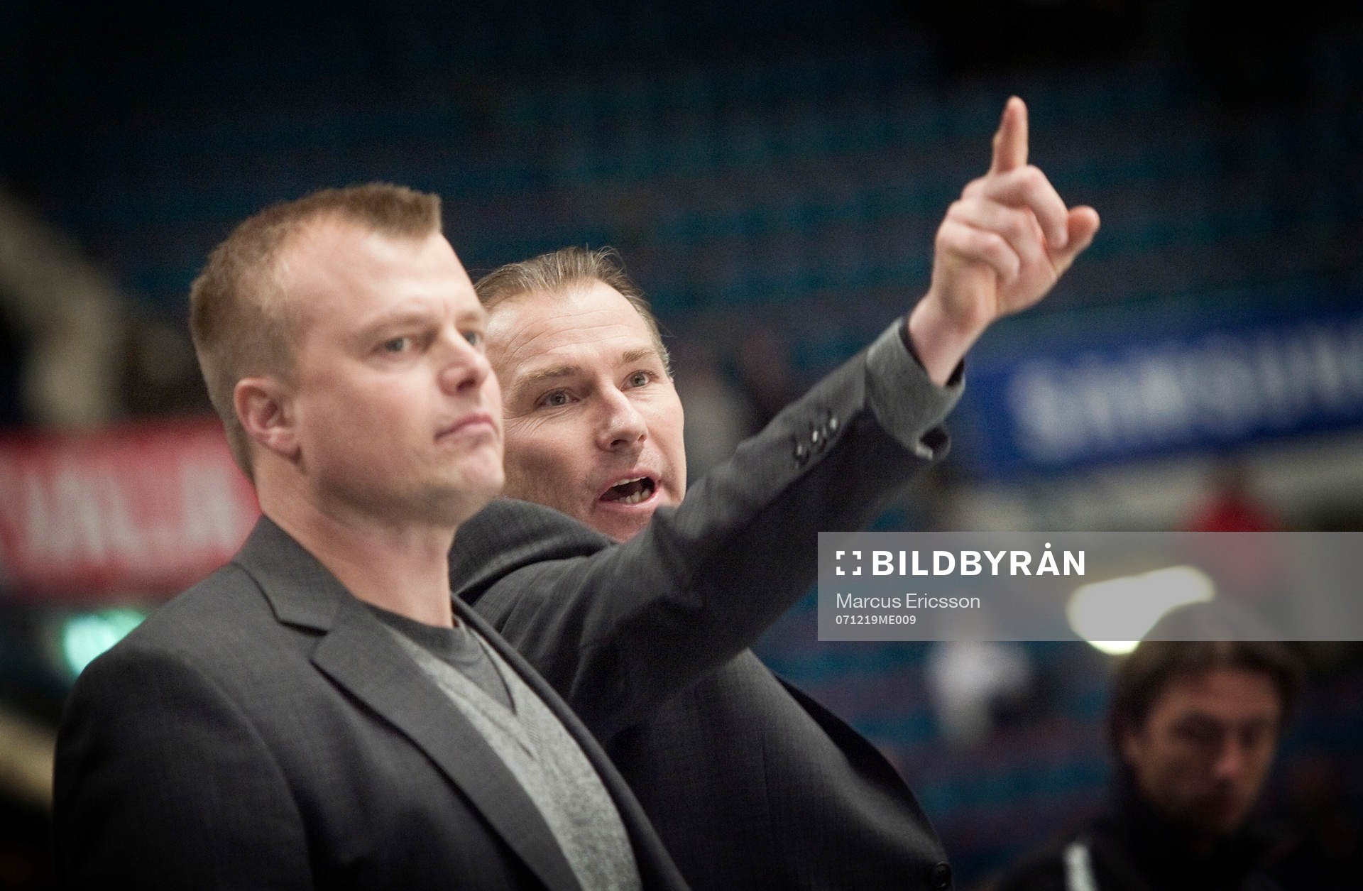 Anders Gozzi, Tränare AIK och Rikard Franzén, Ass.