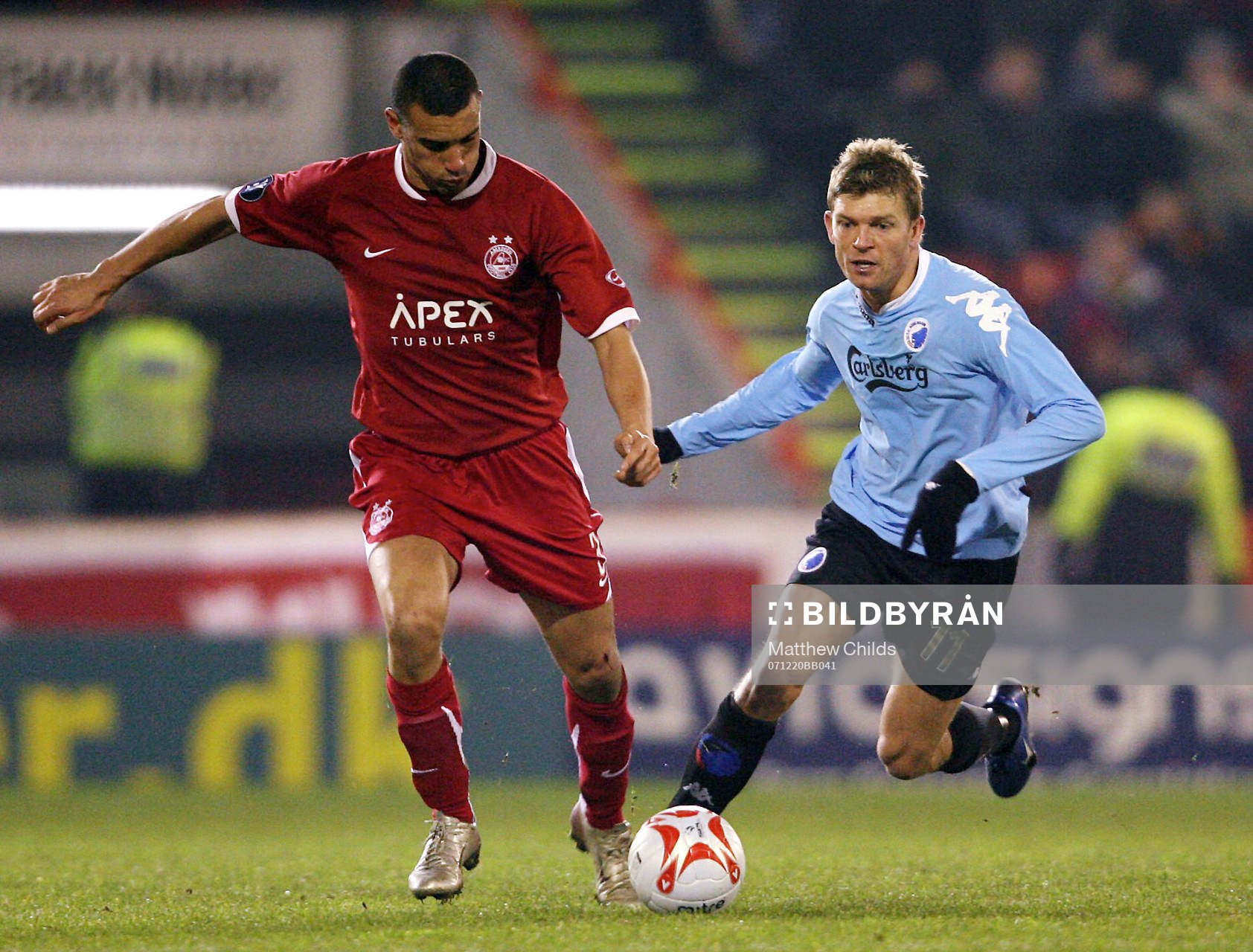  Richie Byrne, Aberdeen och Marcus Allbäck, Köpenhamn.