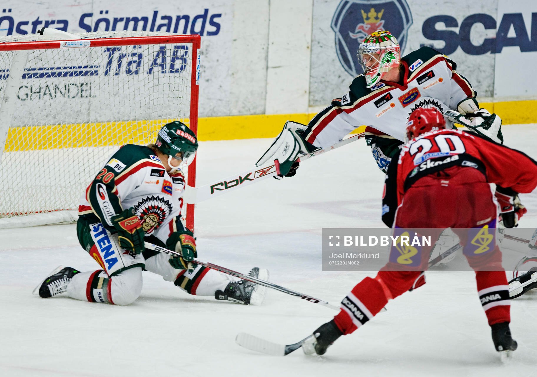 Petri Pakaslahti, Södertälje, gör 1-0