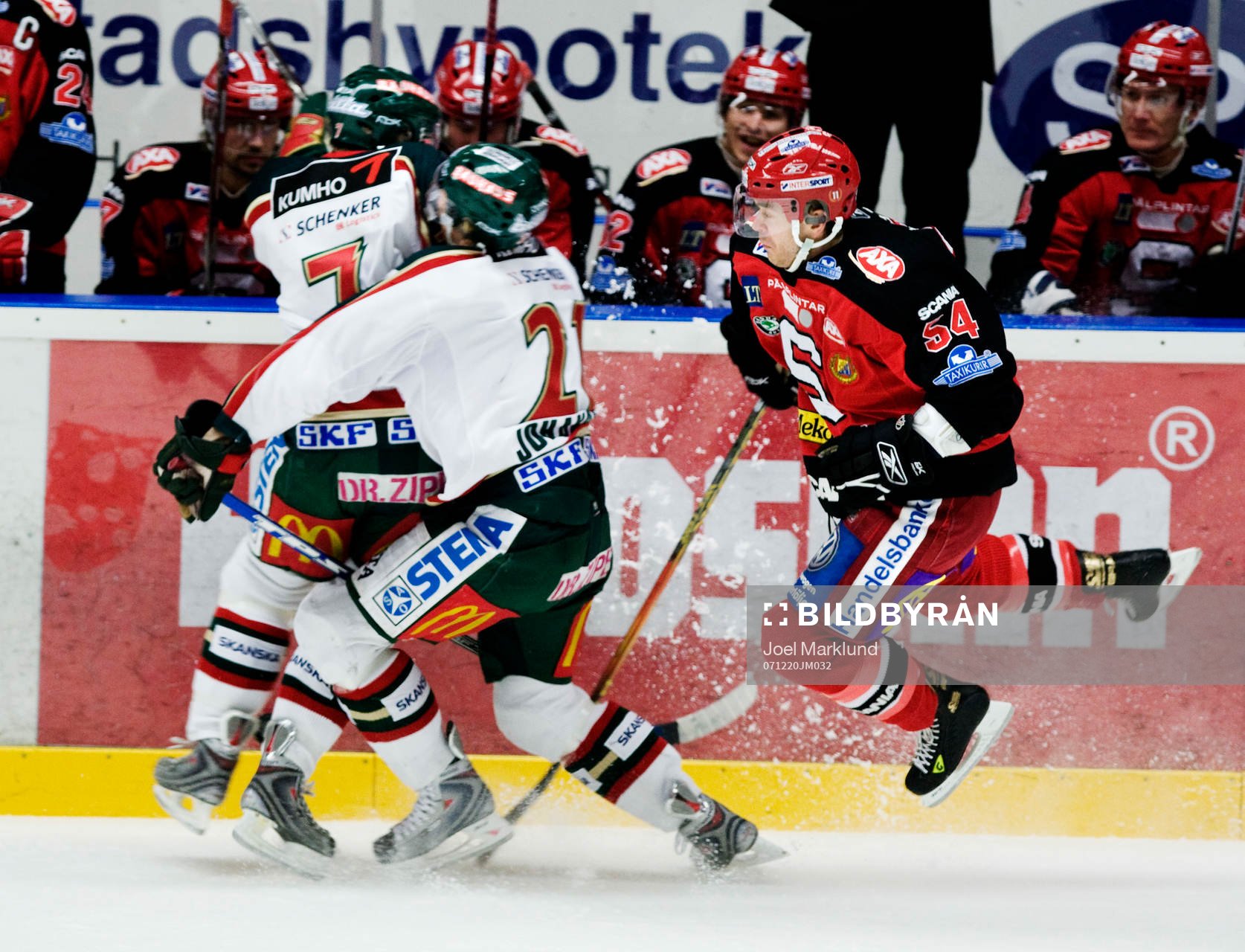 Antti-Jussi Niemi, Frölunda och Mikael Johansson,